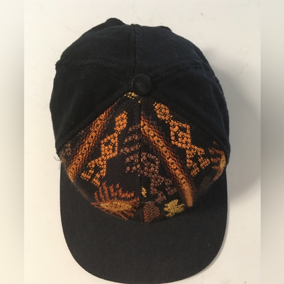 $69 Collective Consciousness 3Bal-SKAT8 tribal knit flat bill hat Snap Back - Picture 6 of 9
